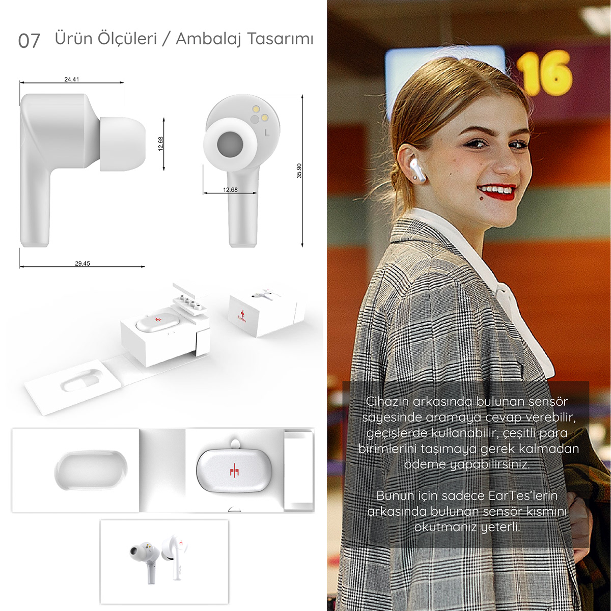 Ear Tes，Intelligent design，Airport assistant，