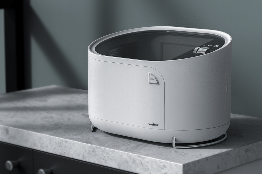 Waiter，3D visualization，Microwave Oven，