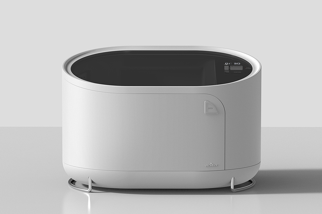 Waiter，3D visualization，Microwave Oven，