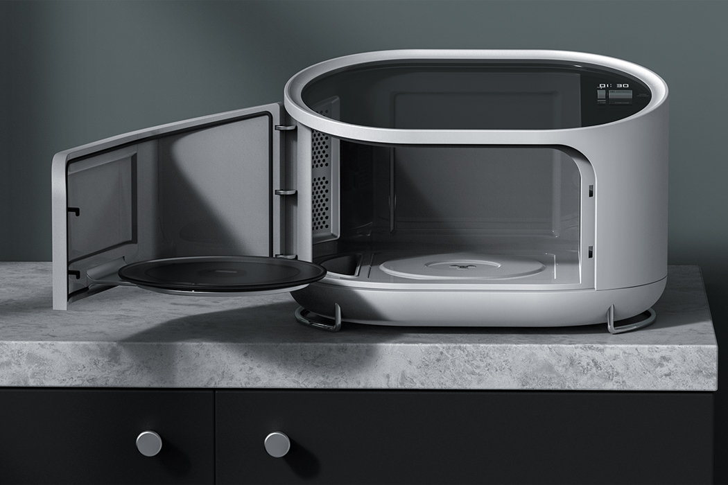 Waiter，3D visualization，Microwave Oven，