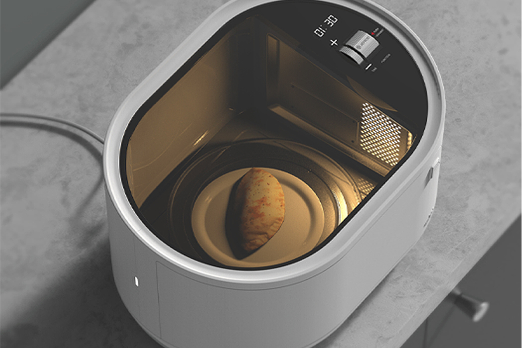 Waiter，3D visualization，Microwave Oven，