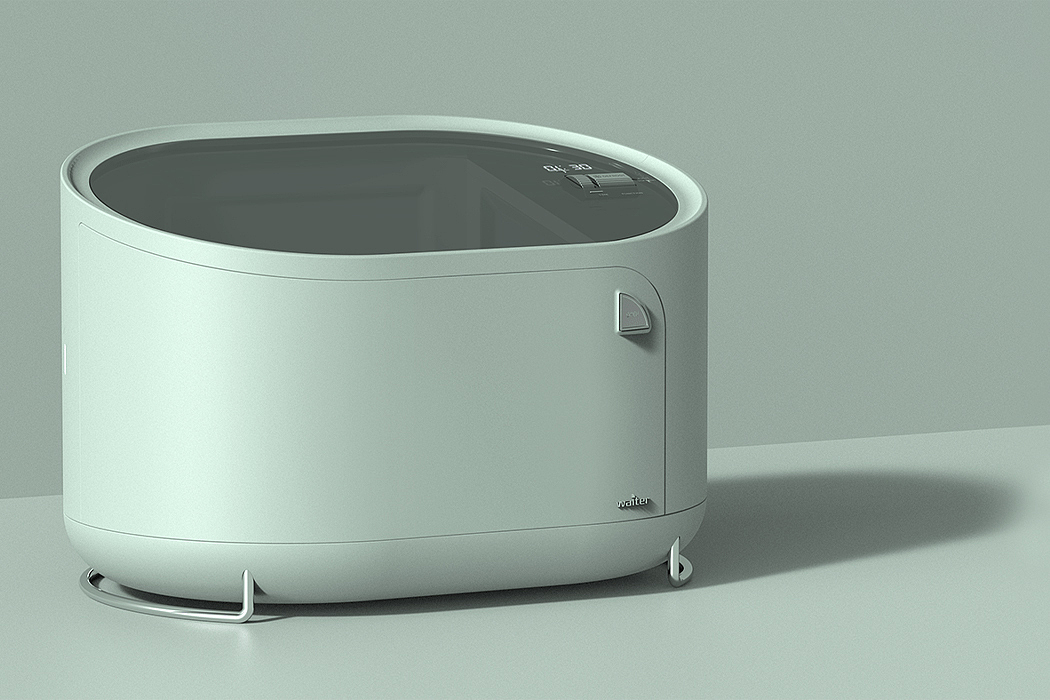 Waiter，3D visualization，Microwave Oven，