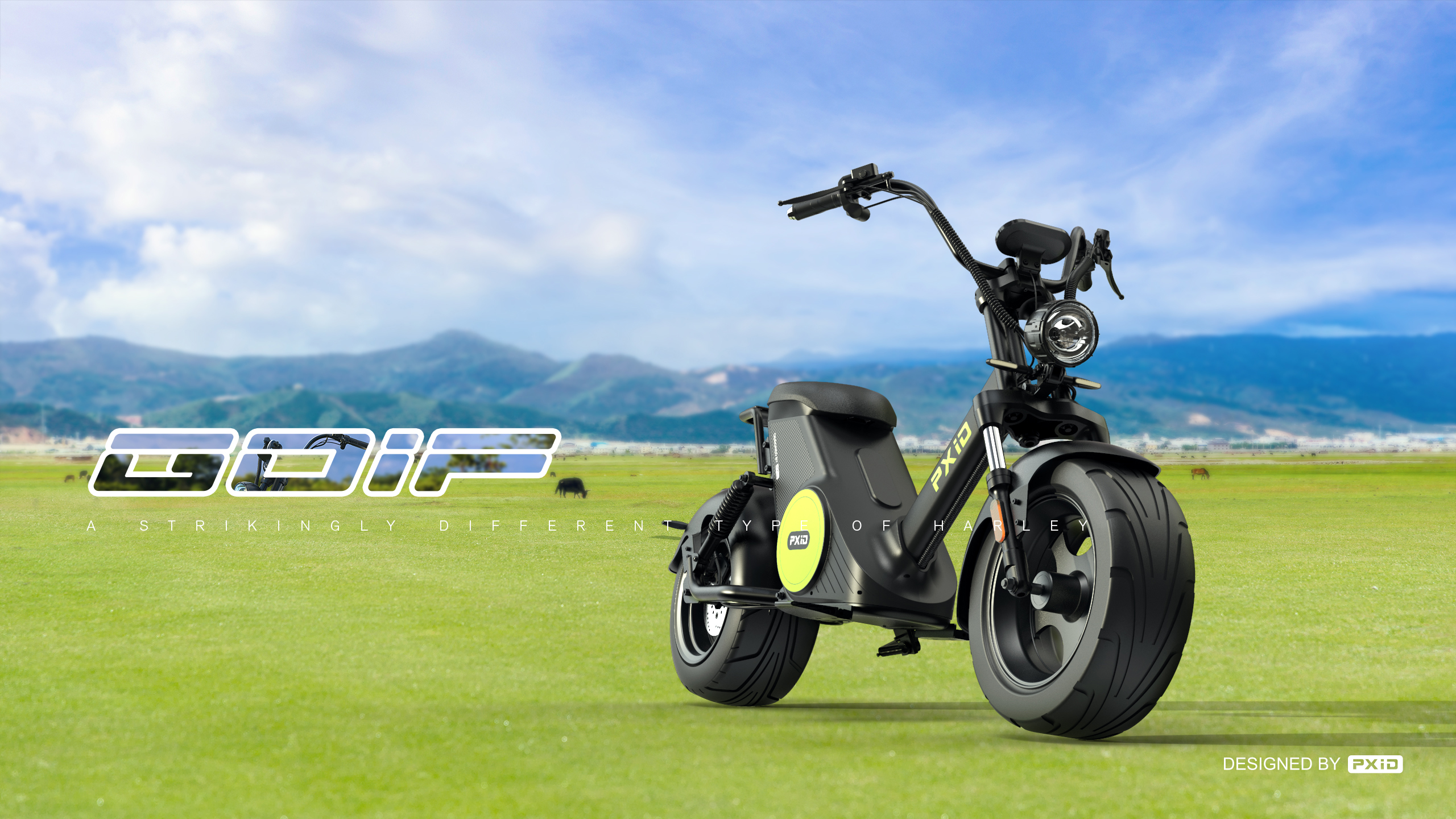 Electric vehicle，Electric bicycle design，Electric Harley design，Golf cart design，Design of transportation tools，product design，Appearance design，industrial design，