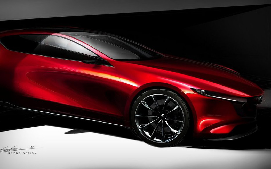 Mazda，Automobile design，conceptual design，gules，