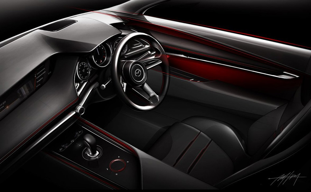 Mazda，Automobile design，conceptual design，gules，