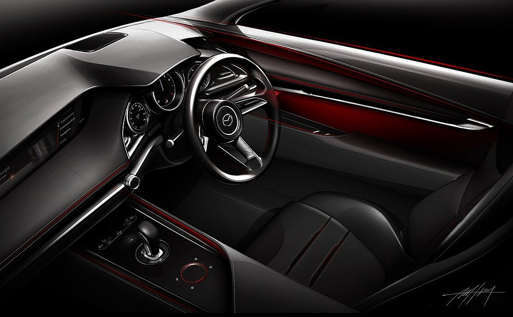 Mazda，Automobile design，conceptual design，gules，