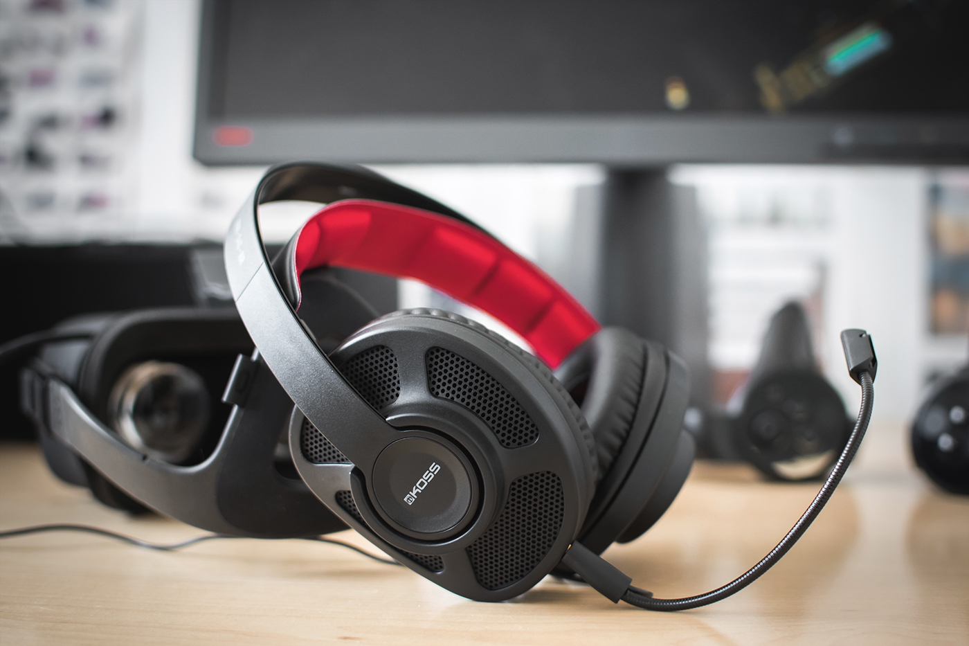 KOSS GMR，Game headset，black，classic，