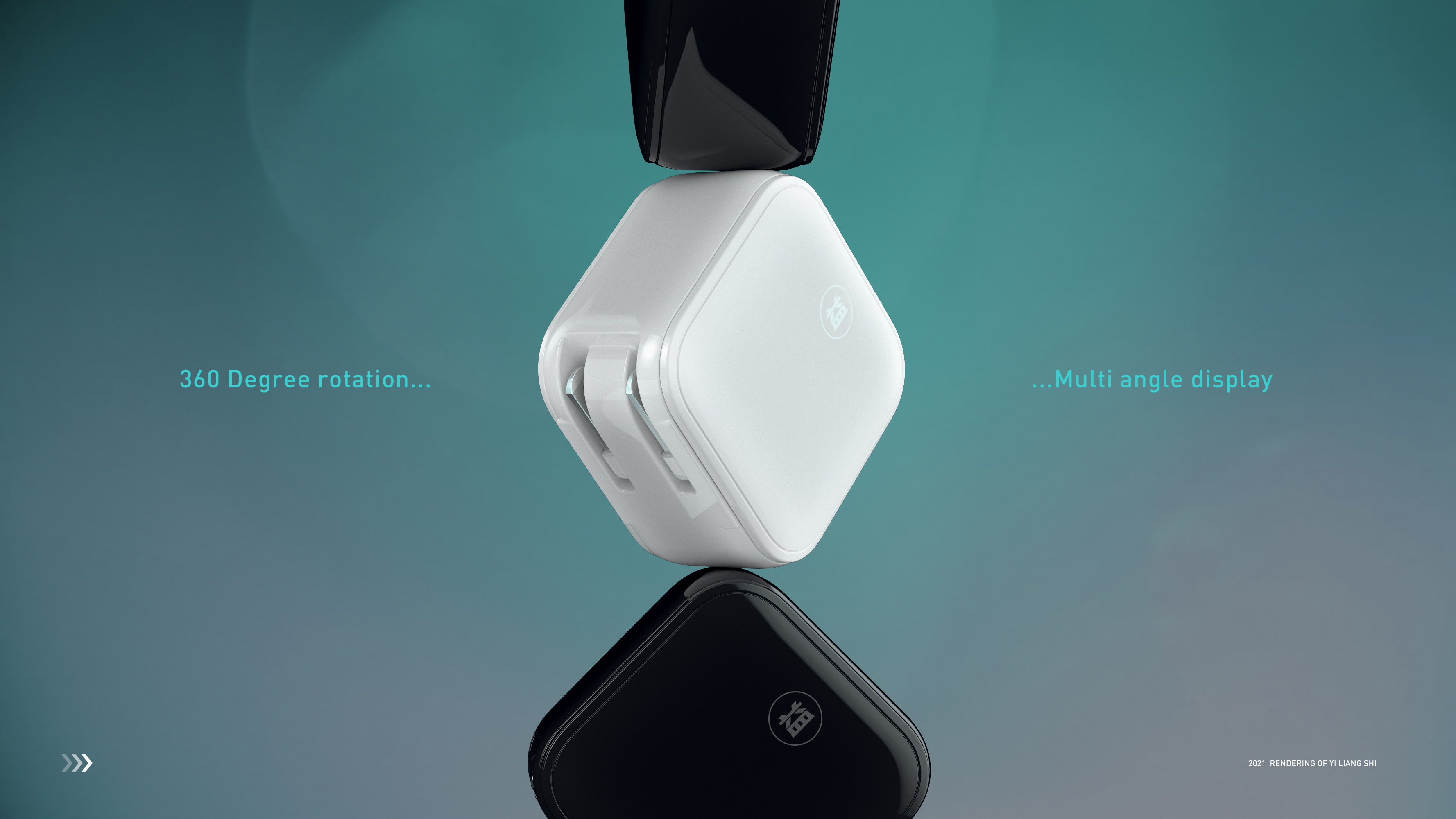 Product rendering，Product animation，c4d，rs，Charger，Mobile Accessories，