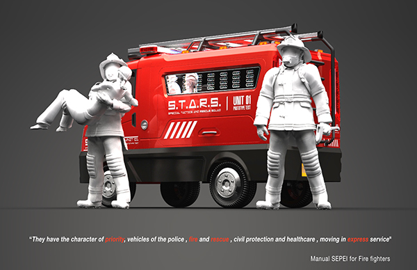 vehicle，vehicle，rescue，industrial design，