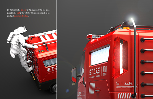 vehicle，vehicle，rescue，industrial design，