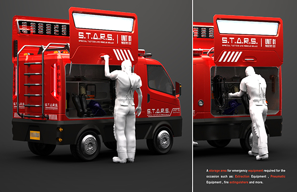 vehicle，vehicle，rescue，industrial design，