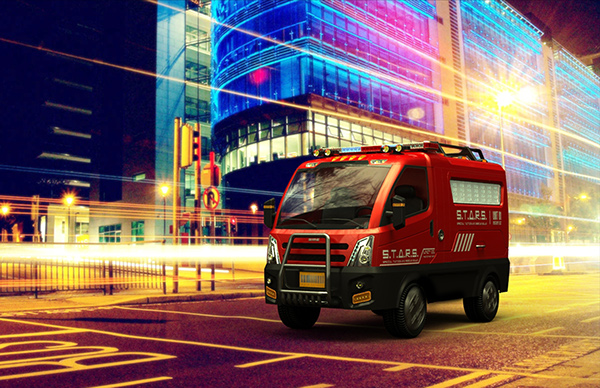 vehicle，vehicle，rescue，industrial design，