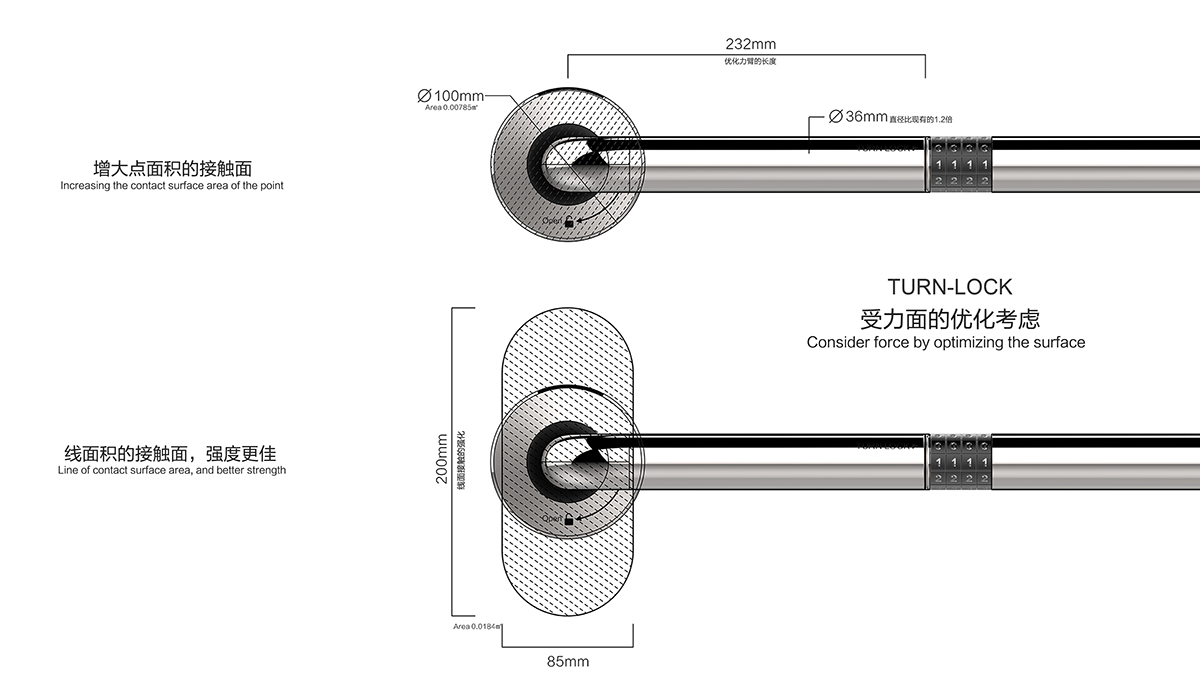Door handle，Intelligent lock，industrial design，product design，