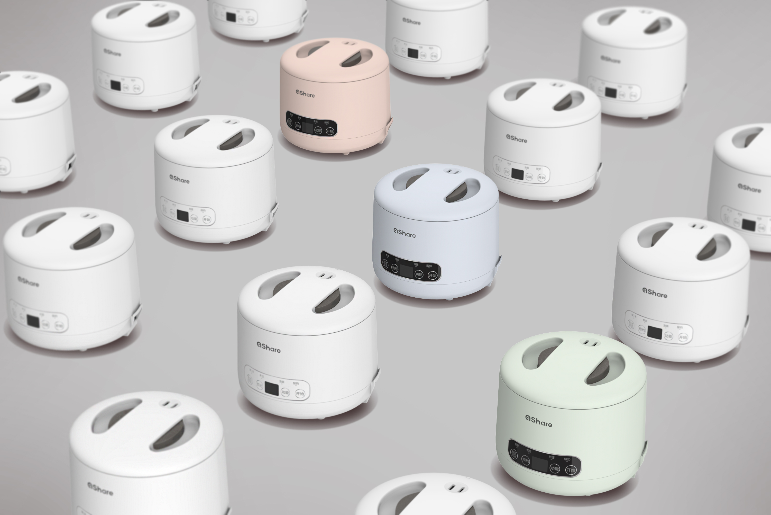 Qingshe Mini rice cooker 1 person 2 people small smart home full automatic，