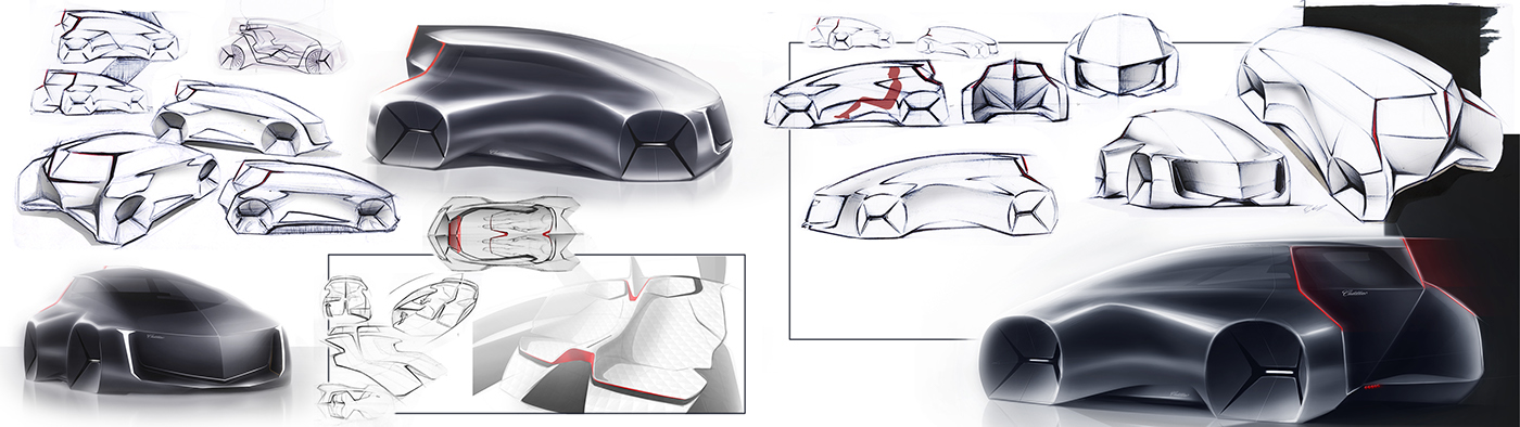 automobile，concept，Render，