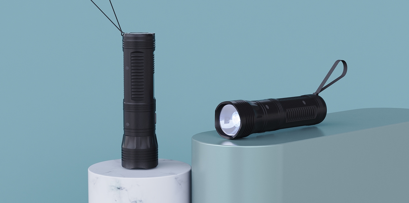 industrial design，Design of starting power supply，Product appearance design，Flashlight design，