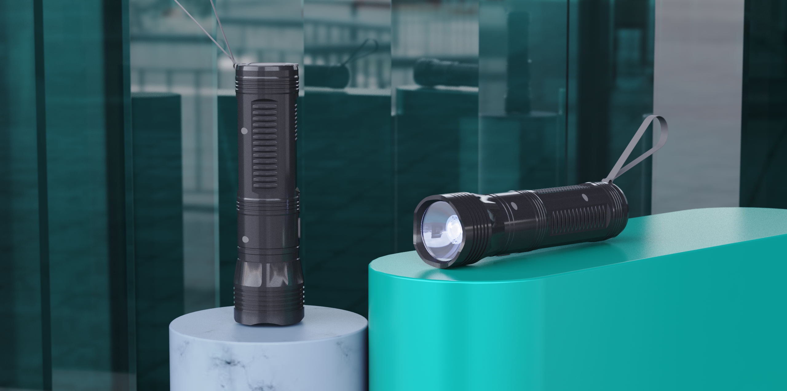 industrial design，Design of starting power supply，Product appearance design，Flashlight design，