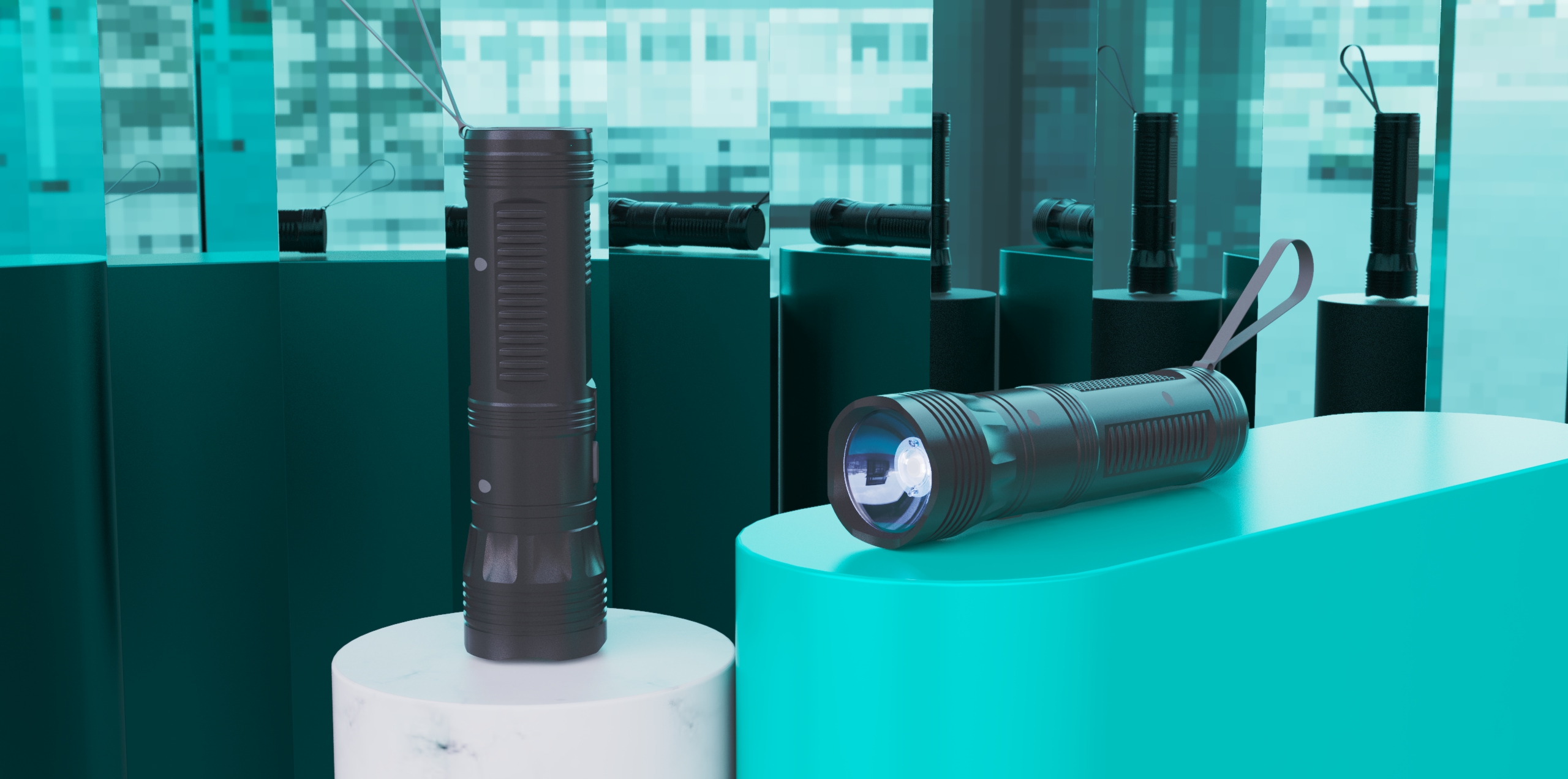 industrial design，Design of starting power supply，Product appearance design，Flashlight design，