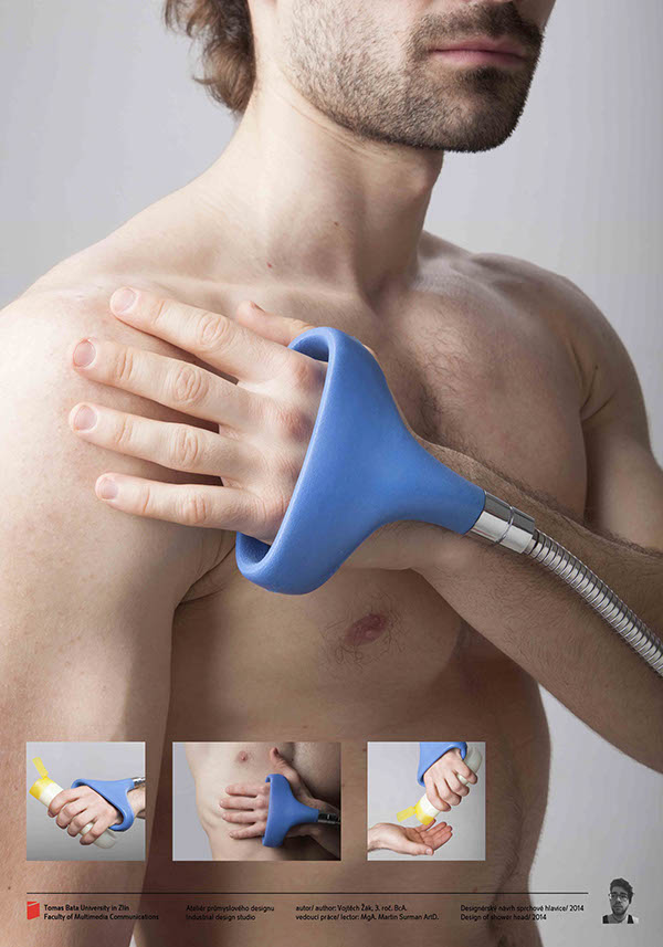 shower head，Sanitary products ，Silicone material，innovate，a shower nozzle，