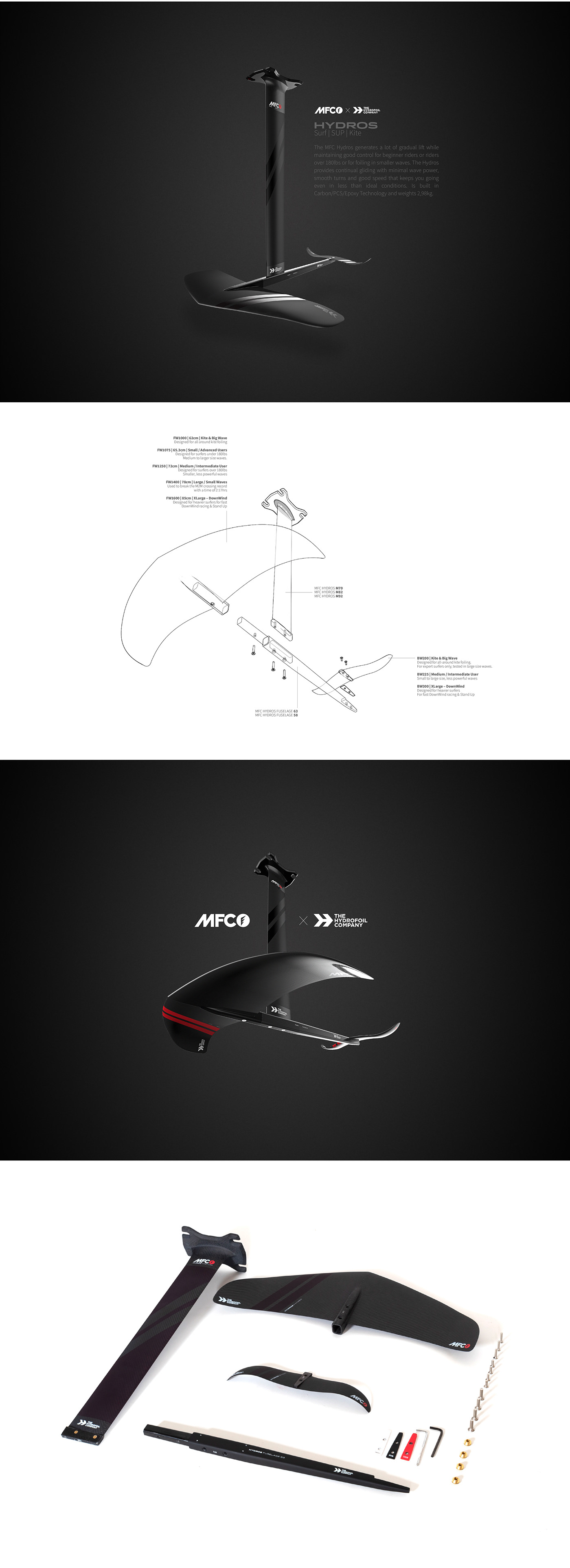 MFC One7，Hydrofoil skateboard，Outdoor equipment，Surfing equipment，