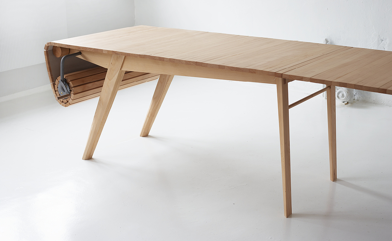 Table，deformation，Roller shutter，furniture design ，