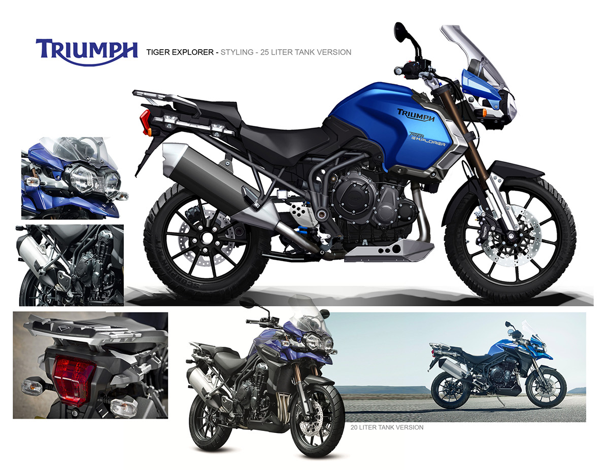 Don Cammorata，Motorcycle，Hand drawn，details，