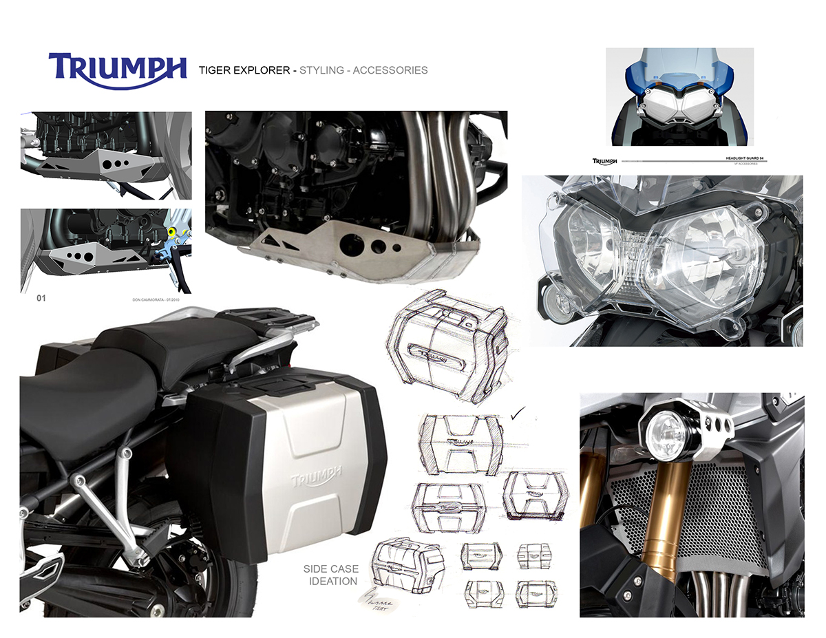 Don Cammorata，Motorcycle，Hand drawn，details，