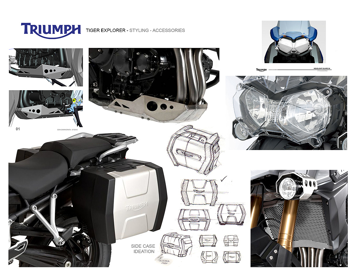 Don Cammorata，Motorcycle，Hand drawn，details，