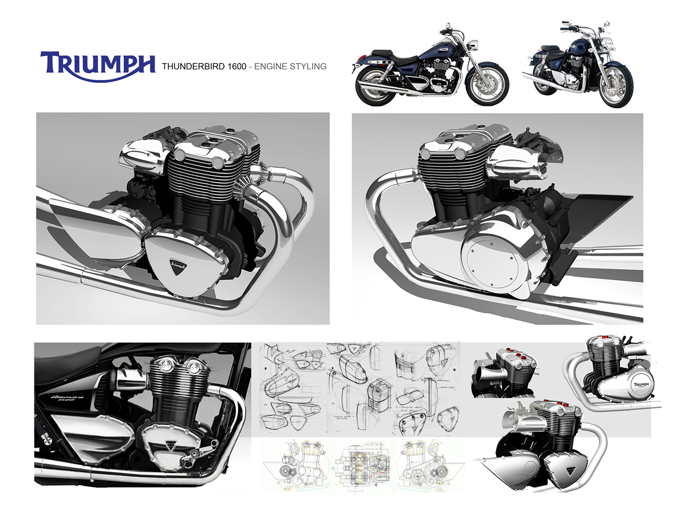 Don Cammorata，Motorcycle，Hand drawn，details，