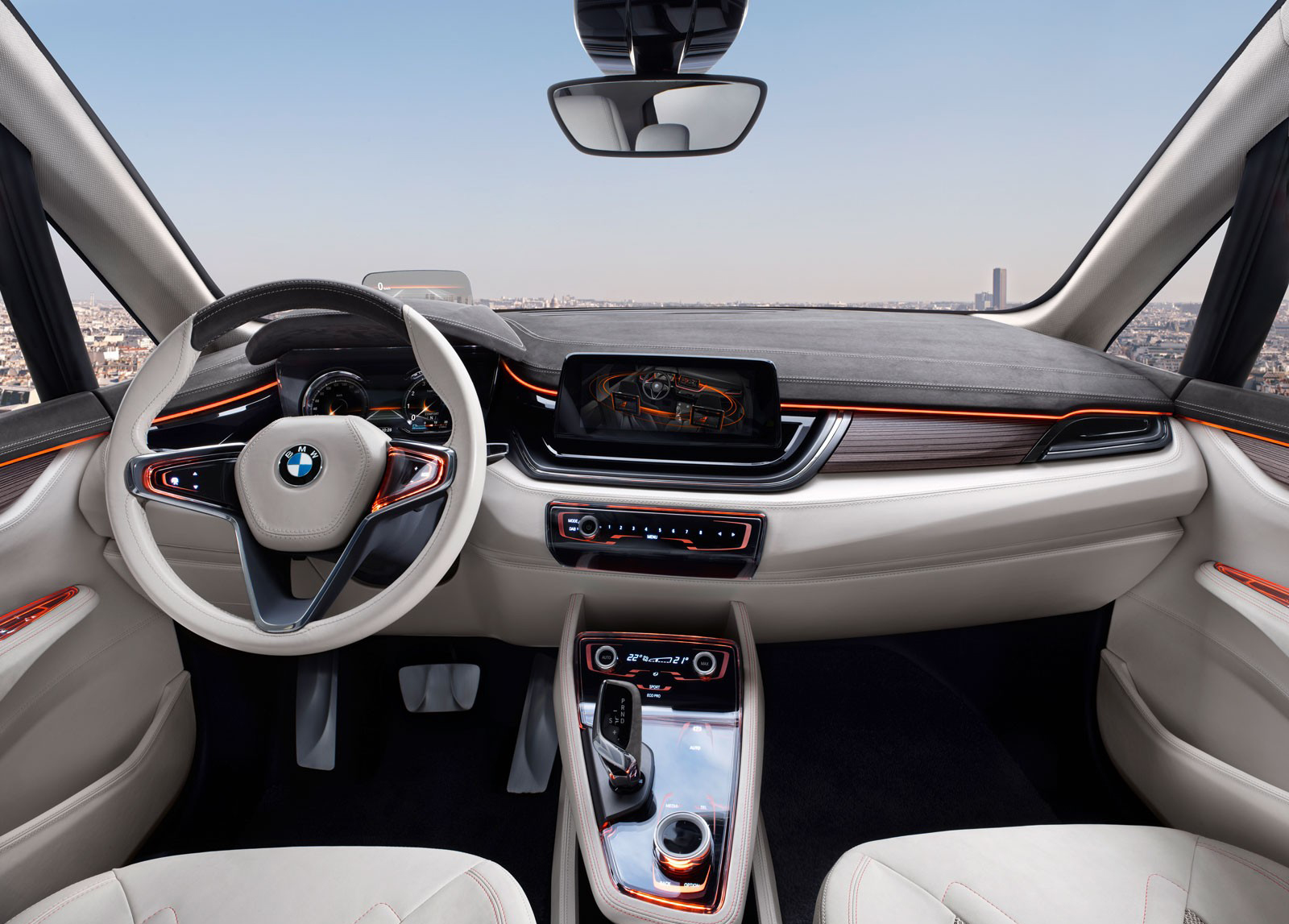 Movable station wagon，BMW 2 series，Industrial hand drawing，Hand drawn design，