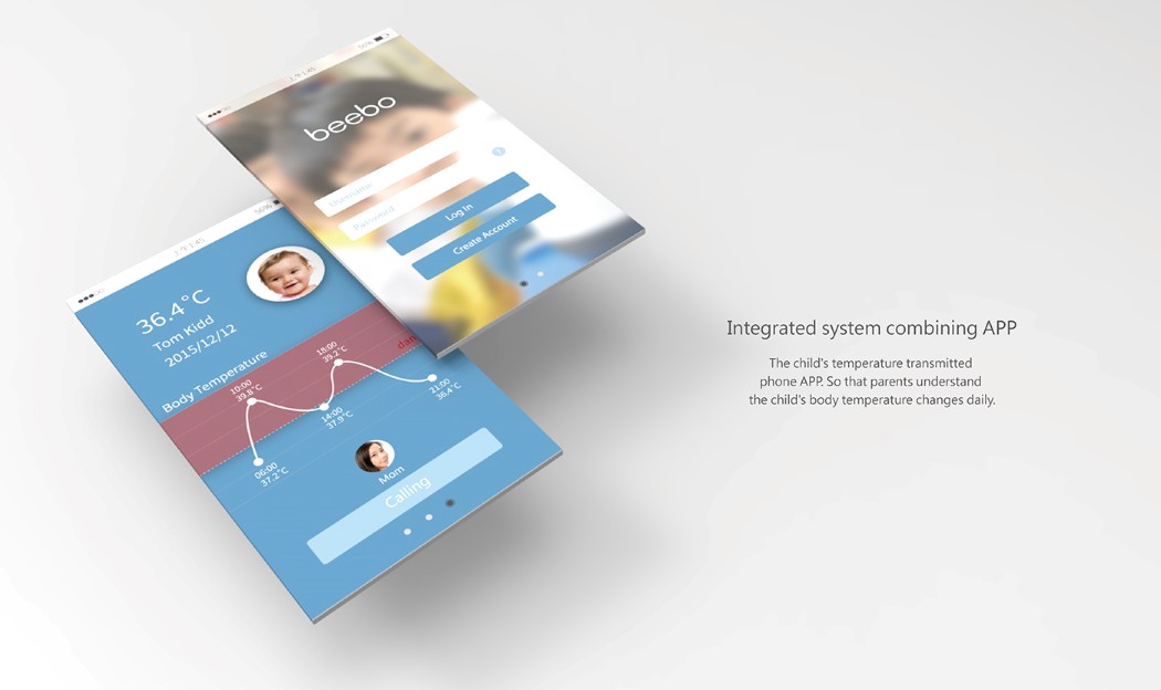 thermometer，Cloud data，interactive，hommization，