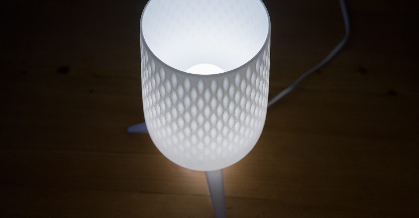 Unibody，3D printing，Desk lamp，No assembly required，