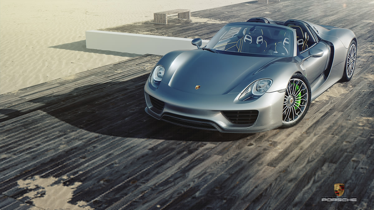 Porsche，Sports car，Spyder，nine hundred and eighteen，