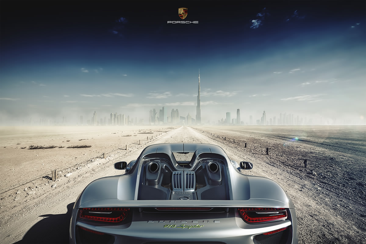Porsche，Sports car，Spyder，nine hundred and eighteen，