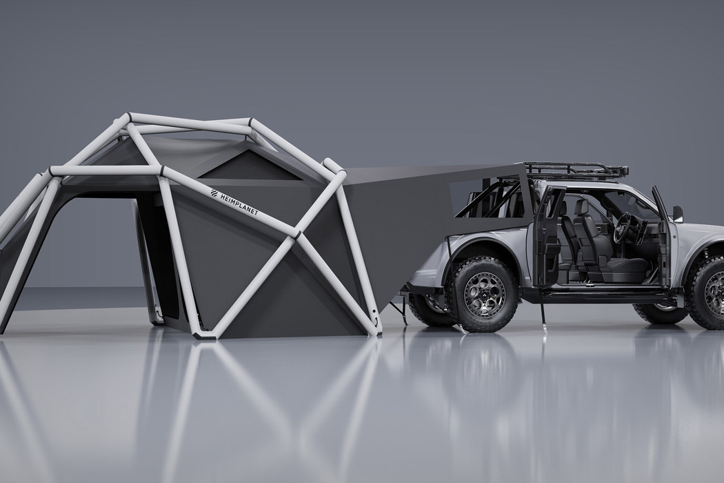 truck，Electric truck，Tent，