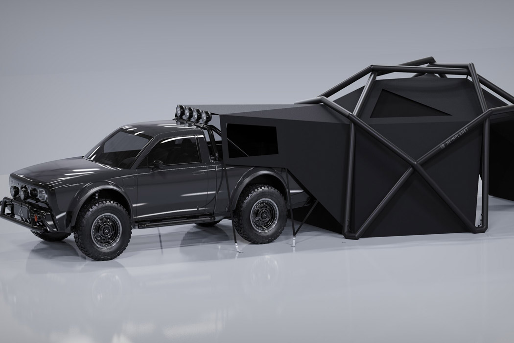 truck，Electric truck，Tent，