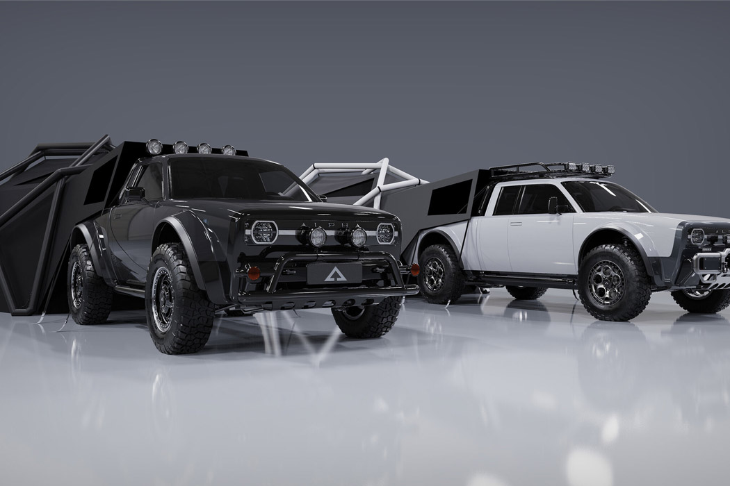 truck，Electric truck，Tent，