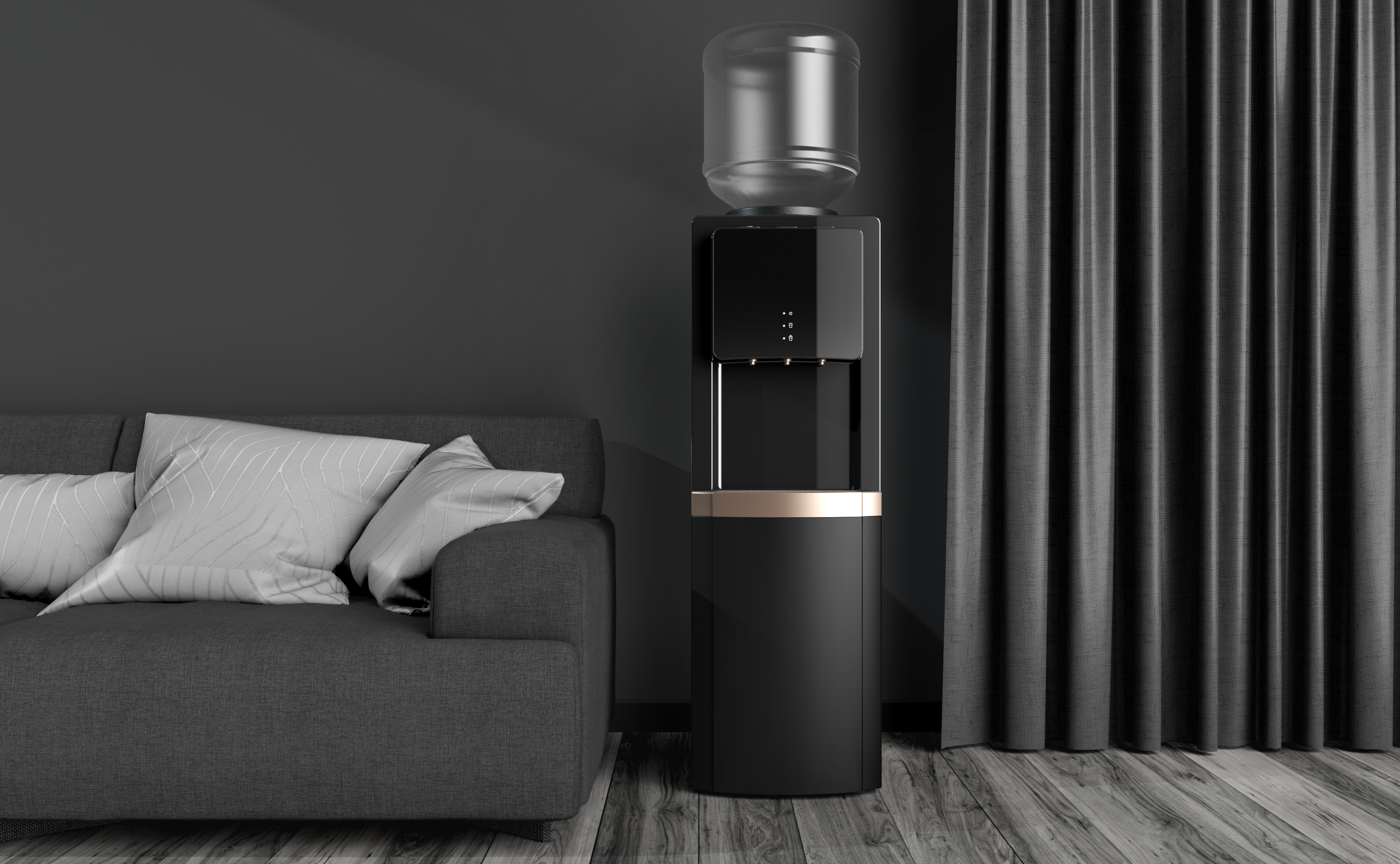 Grey design，Water dispenser，Household appliances，