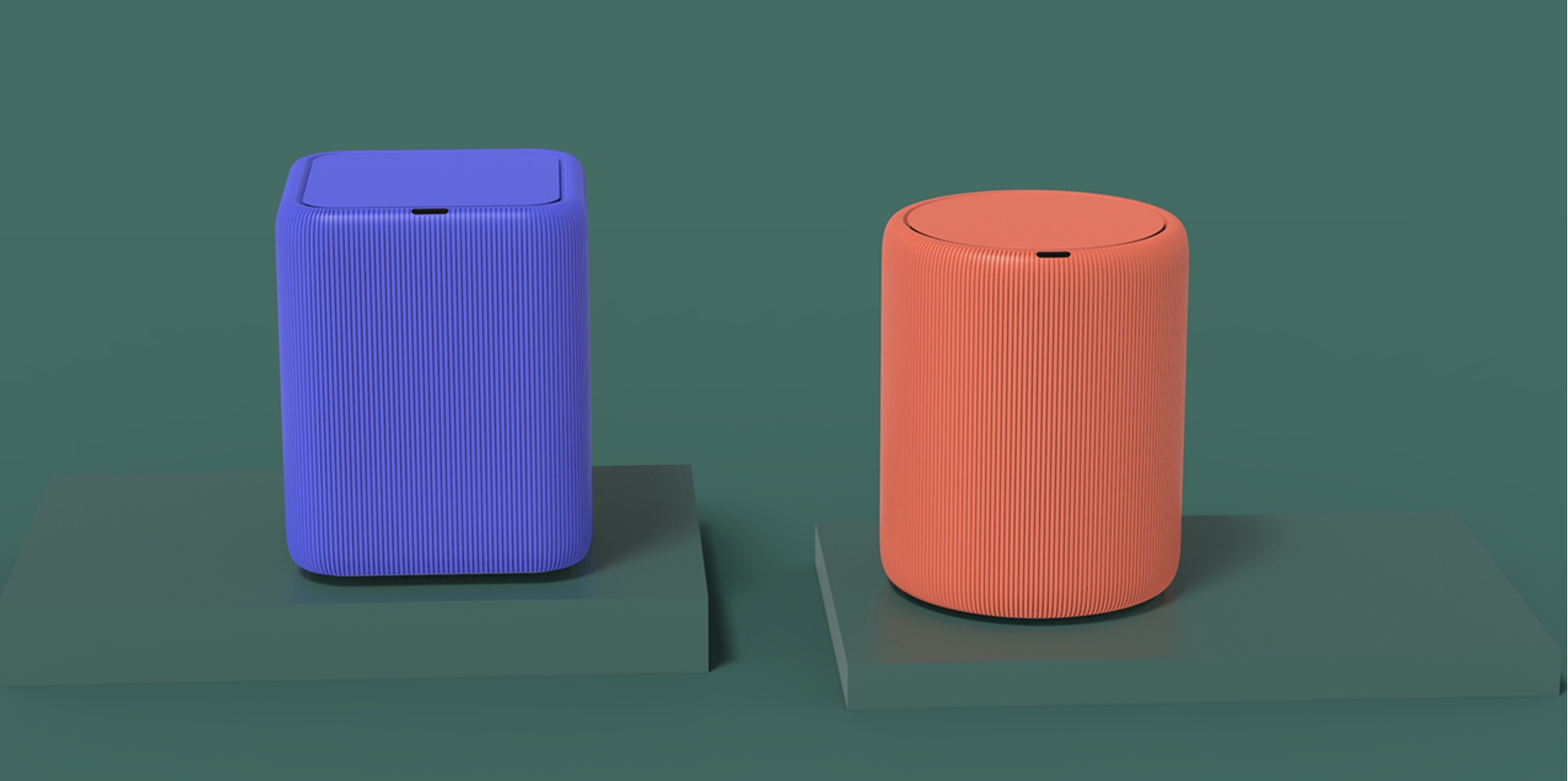 Intelligent sorting trash can，