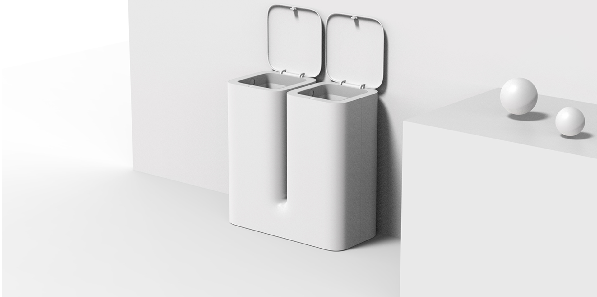 Intelligent sorting trash can，