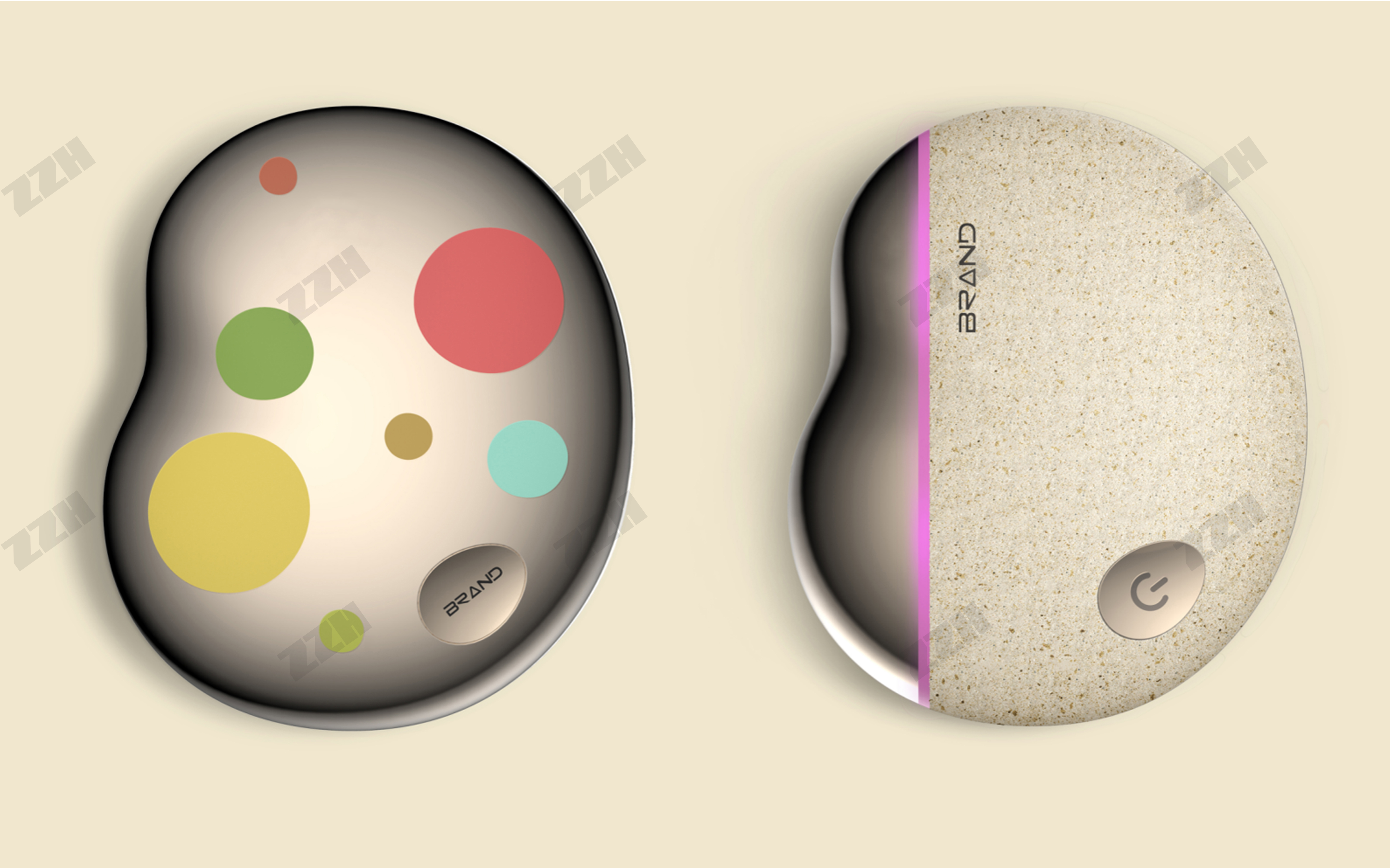 Golden bean，Mushroom，IMEL process，Xiaomi Youpin，Head massage instrument，