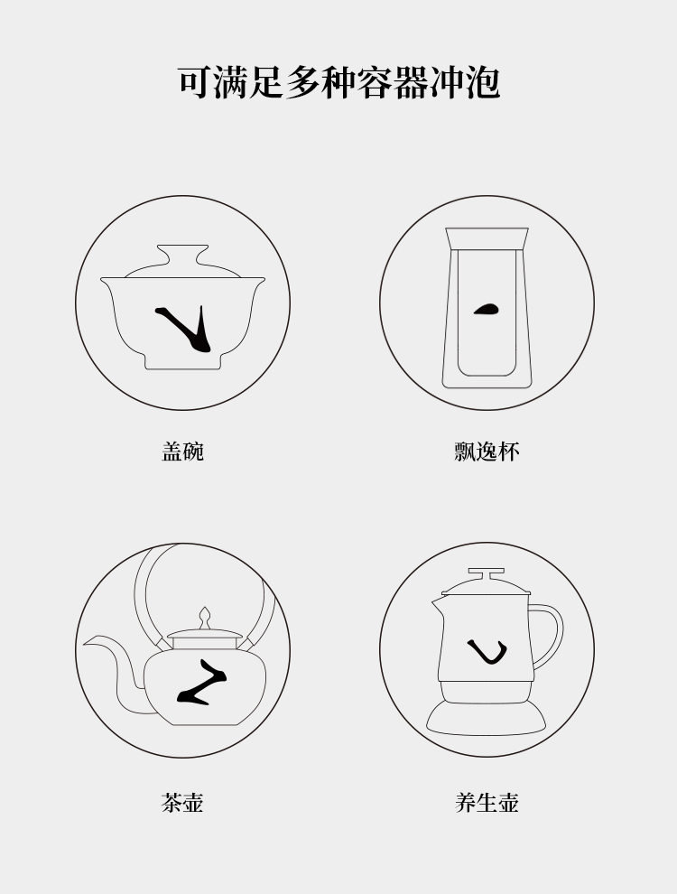 Cultural tea，Word in，Stroke tea，Chinese character culture，gift，