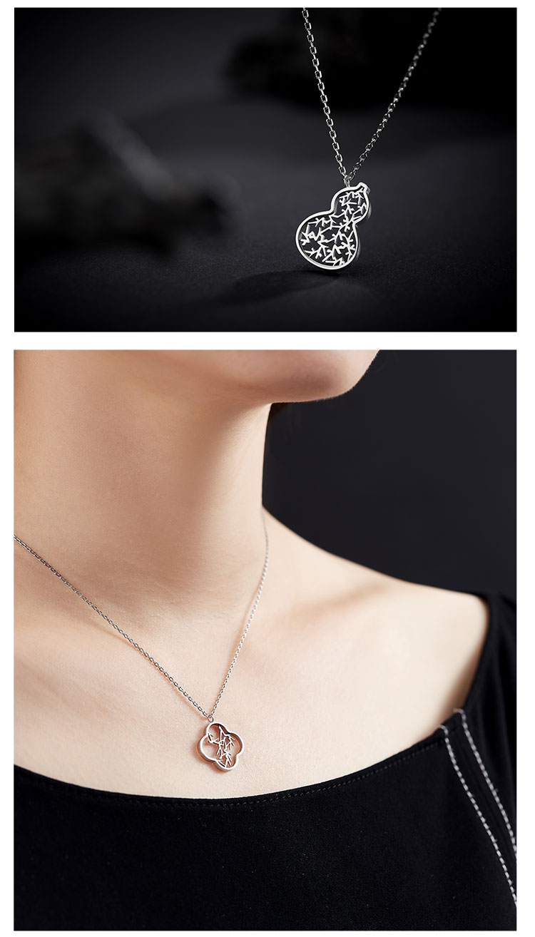 Necklace，Chinese character culture，Word in，gift，