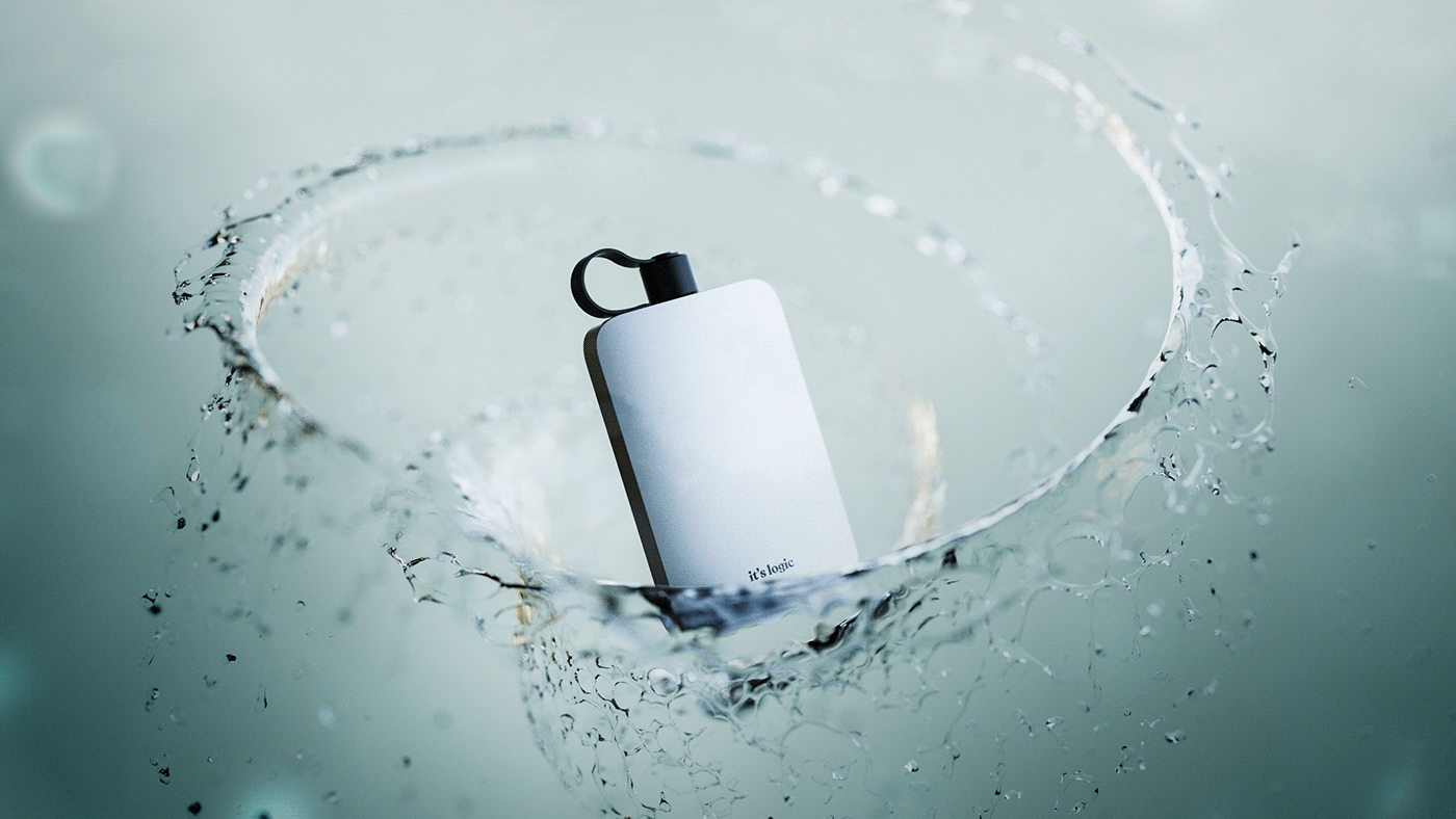 IT'S LOGIC，Aluminum water bottle，Green design，