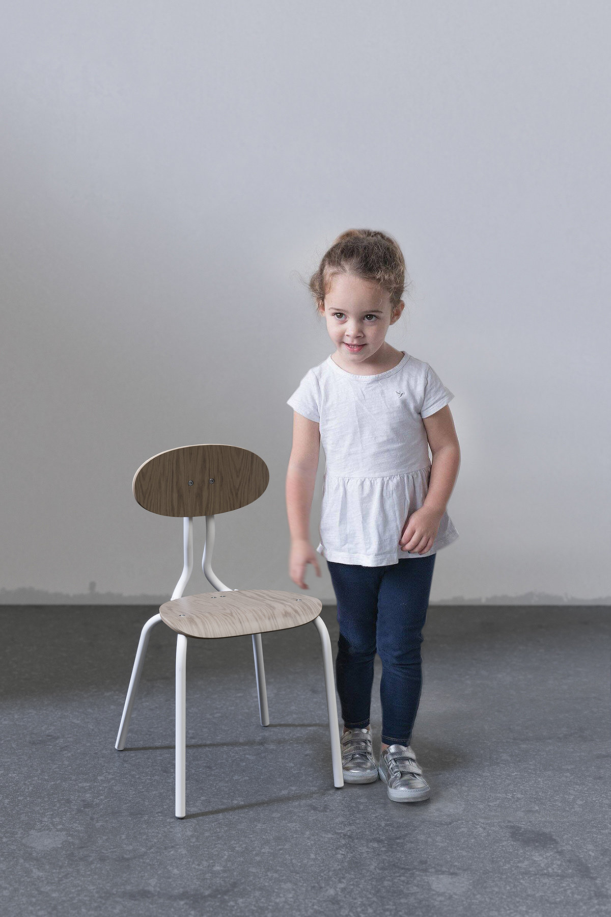 Suvæ，Children chair，Metal，