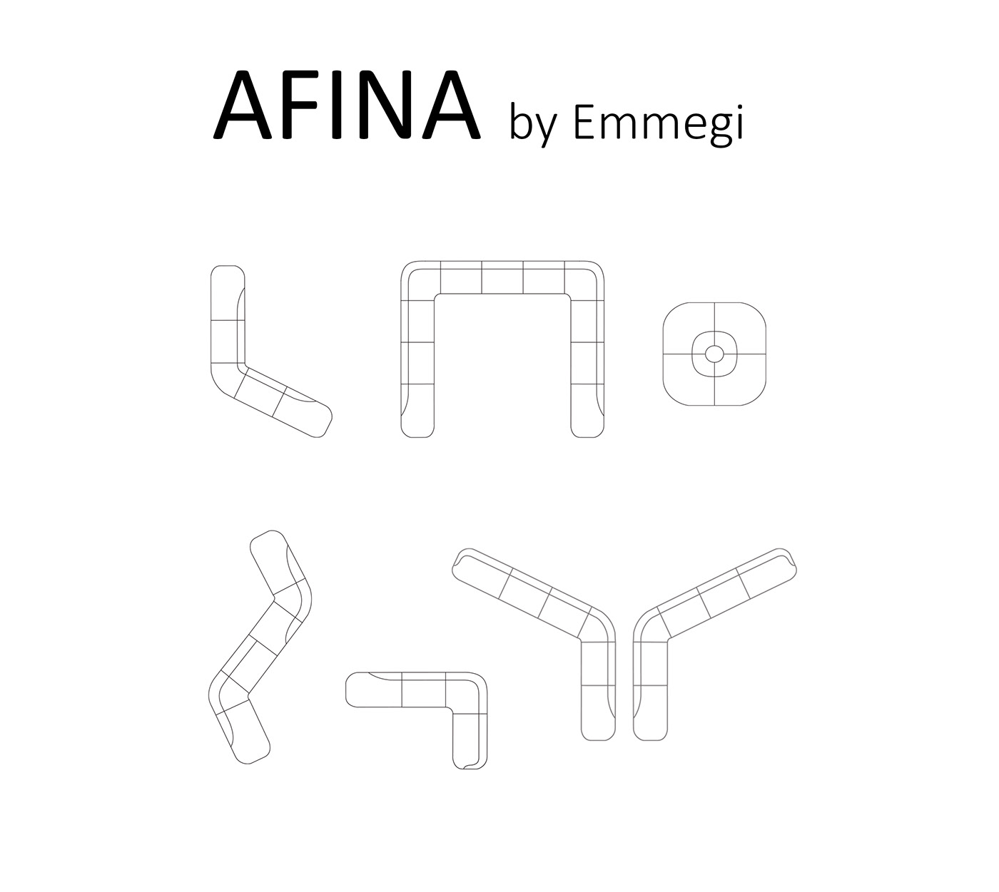 AFINA，Modular design，sofa，