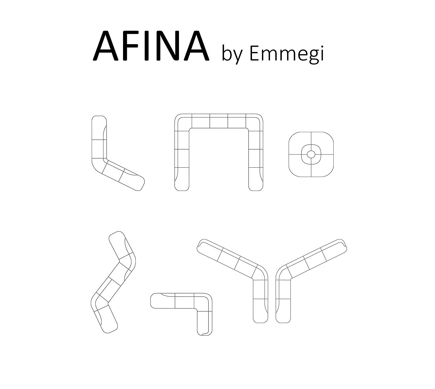 AFINA，Modular design，sofa，