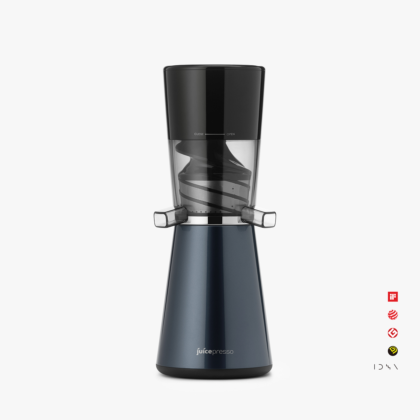 Juicer，Award，Household appliances，Kitchen supplies，2013 red dot award，2013IDEA，2014if Award，2013Gmark，