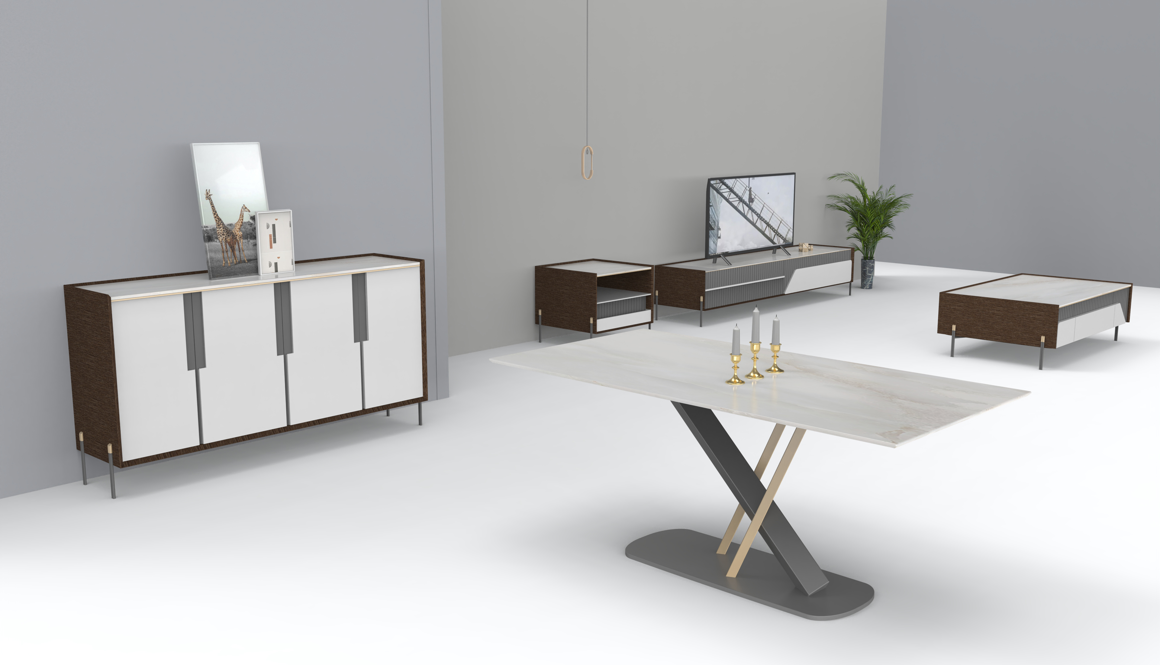 Interior design，tea table，furniture design ，TV cabinet，piano，