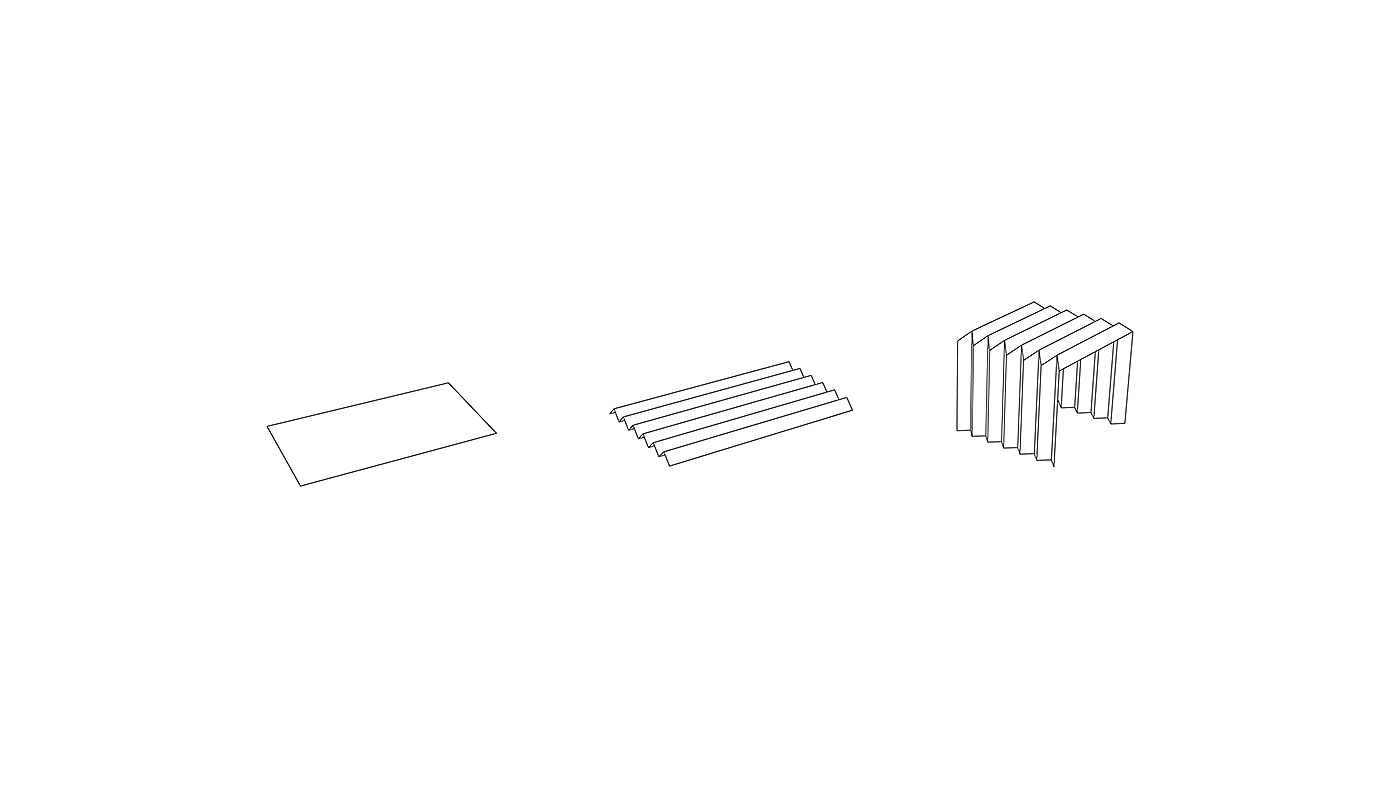 stool，Origami Technology，furniture，originality，Revolve Stool，